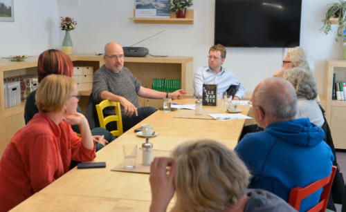 Literární odpoledne: Jak se píše detektivka, 14. 5. 2019 (foto Jaroslav Tatek)